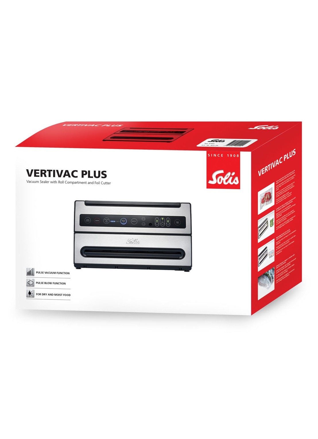 Solis VertiVac Plus vacumeersysteem 5703 - detail 7 zilver