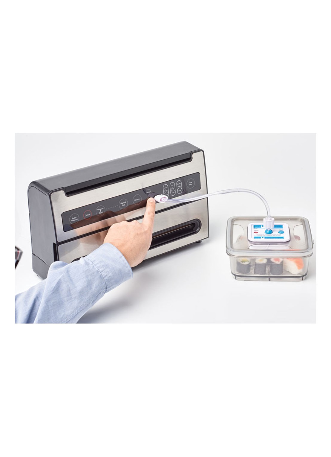 Solis VertiVac Plus vacumeersysteem 5703 - voorkant 2 zilver