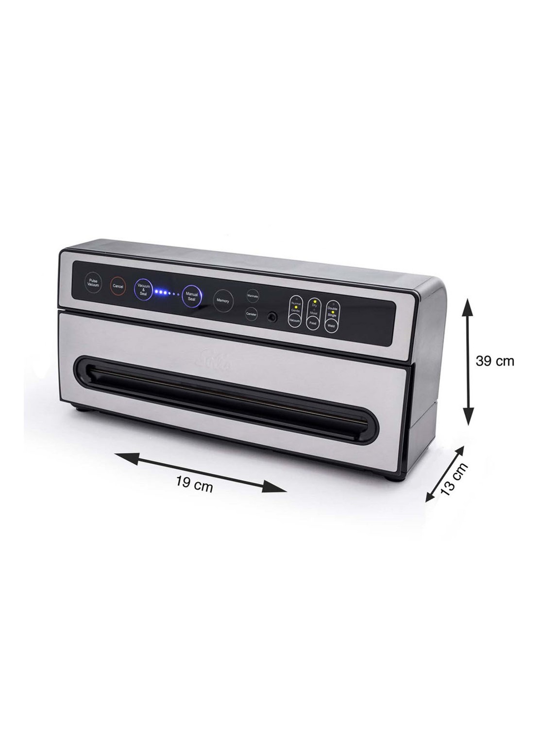 Solis VertiVac vacumeermachine 5704 - detail 6 zilver