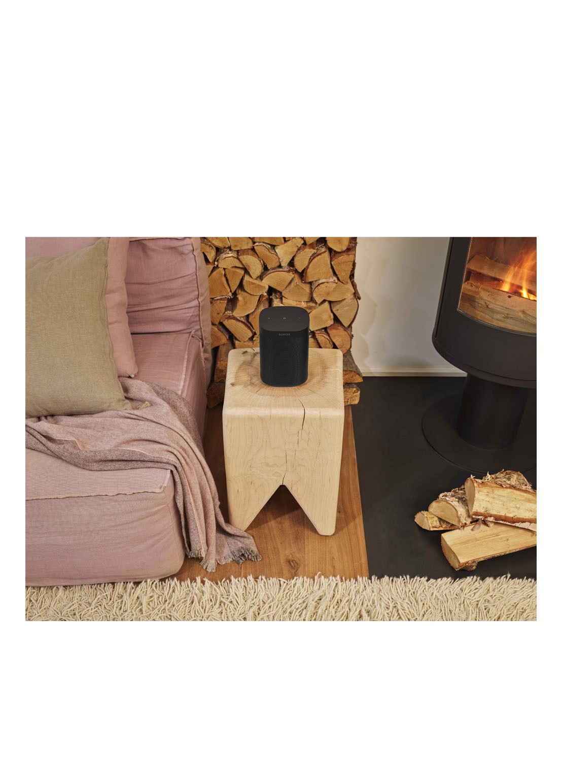 Sonos One SL speaker - detail 7 zwart