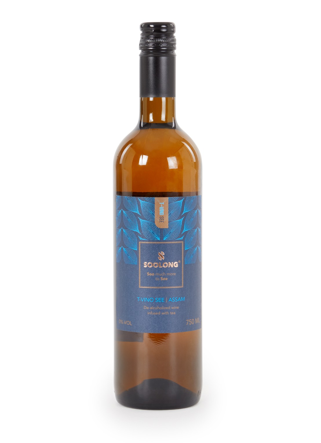 Soolong T-Vino See Assam alcoholvrije witte wijn 750 ml - voorkant undefined