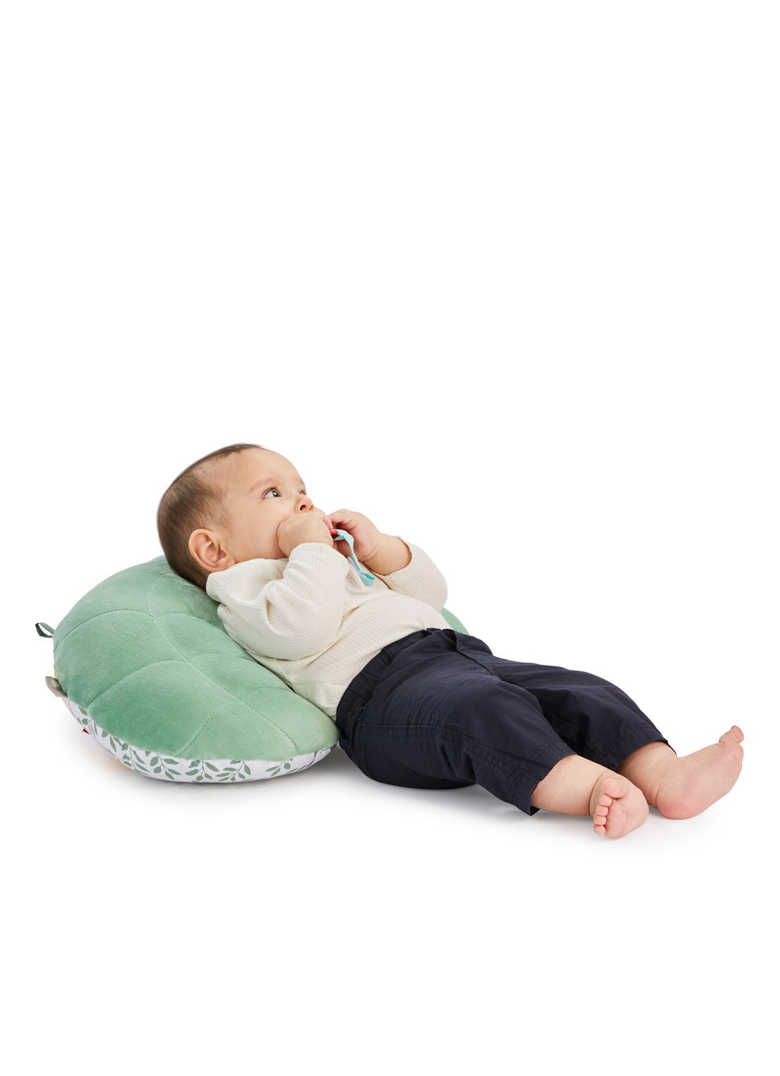 Sophie de Giraf Cosy Play speelkussen 35 cm - detail 5 groen