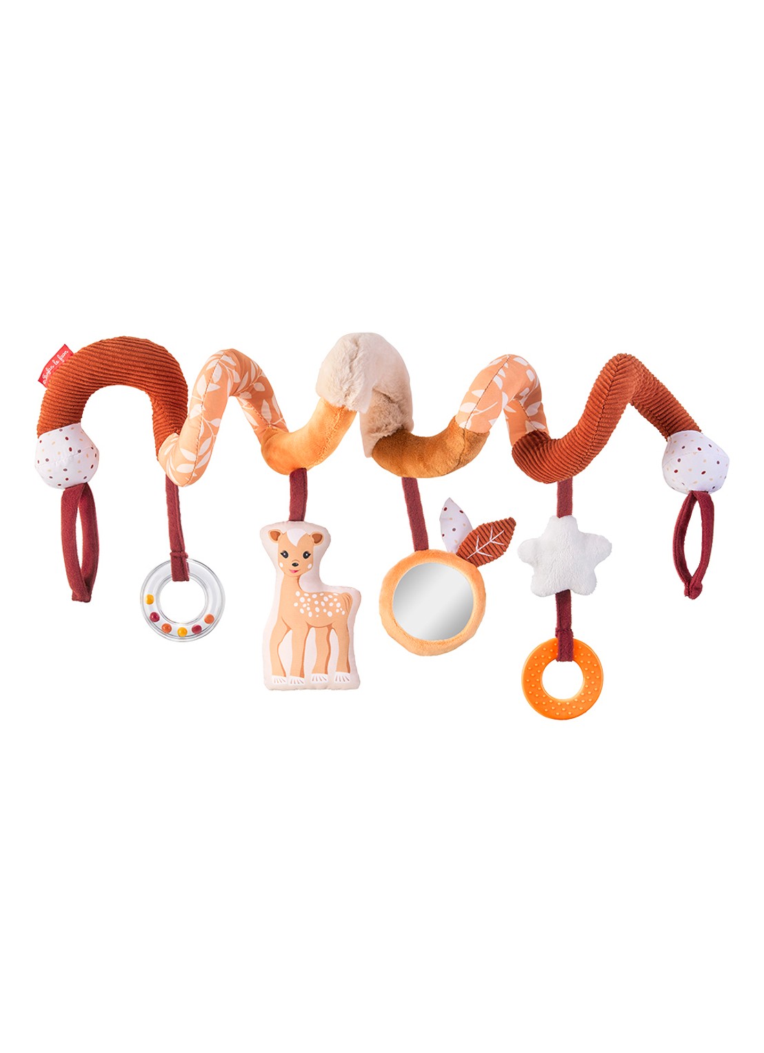 Sophie de Giraf Fanfan activiteitenspiraal - voorkant multicolor