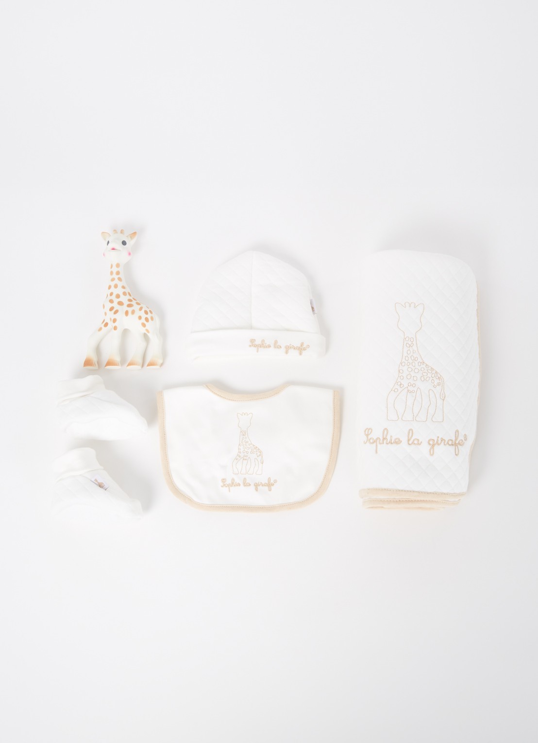 Sophie de Giraf Sophie de Giraf So Pure geschenkset  - voorkant 2 wit