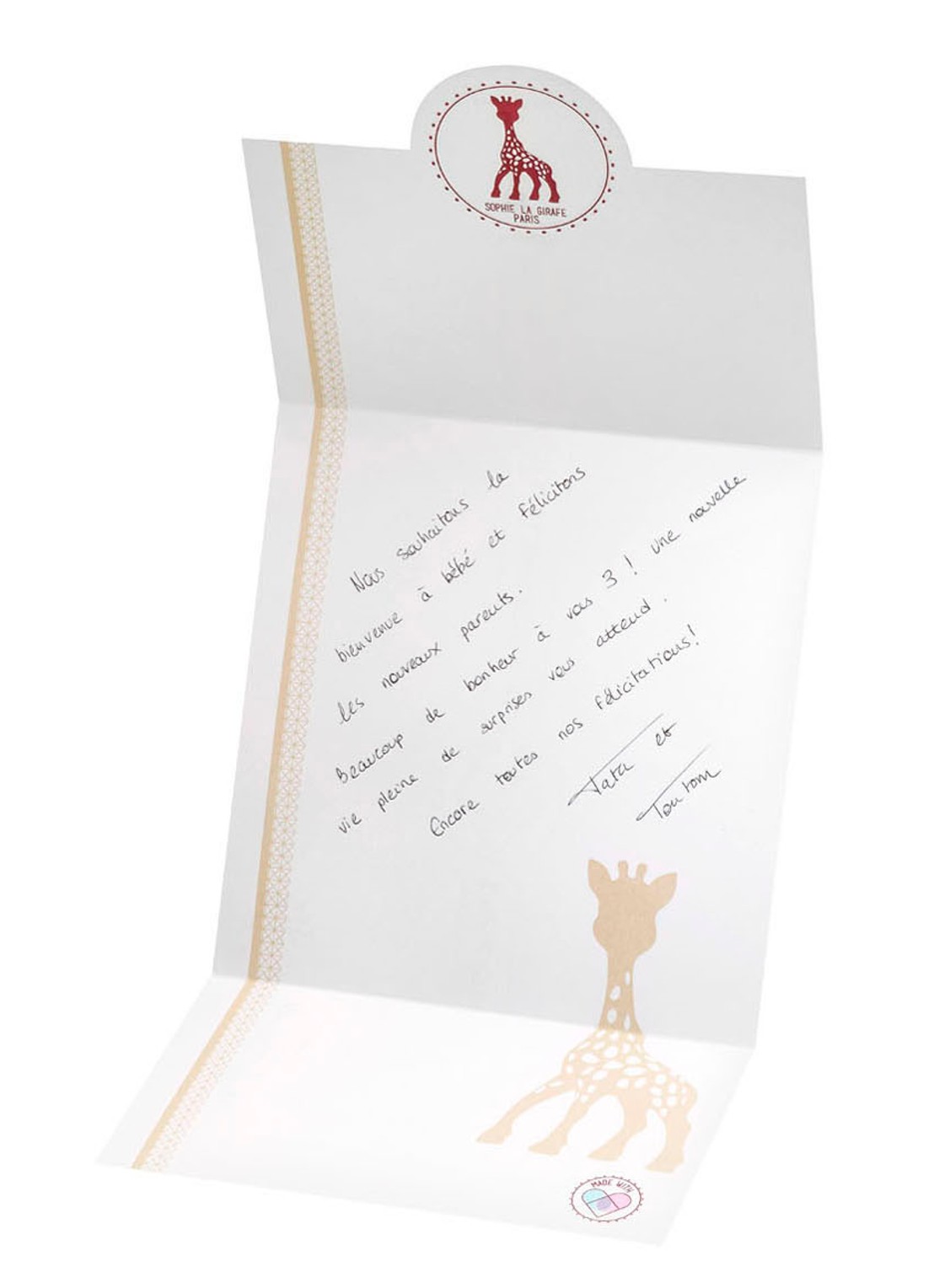 Sophie de Giraf Sophiesticated cadeauset - detail 3 wit