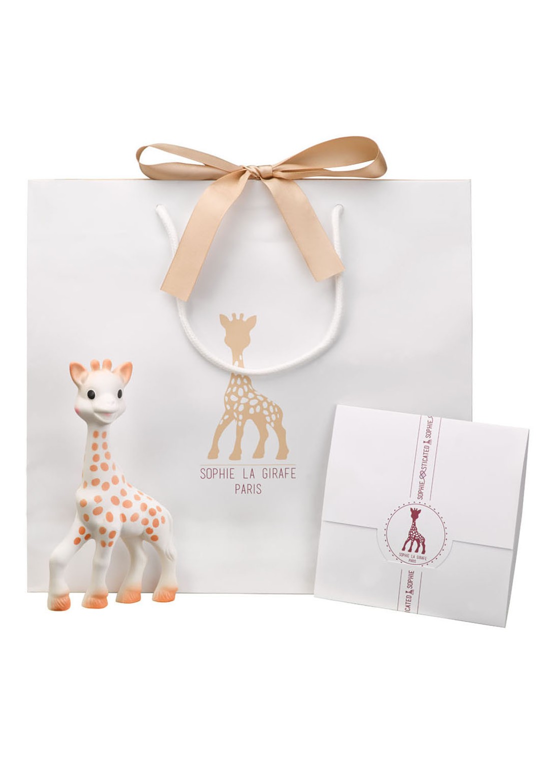 Sophie de Giraf Sophiesticated cadeauset - voorkant 5 wit