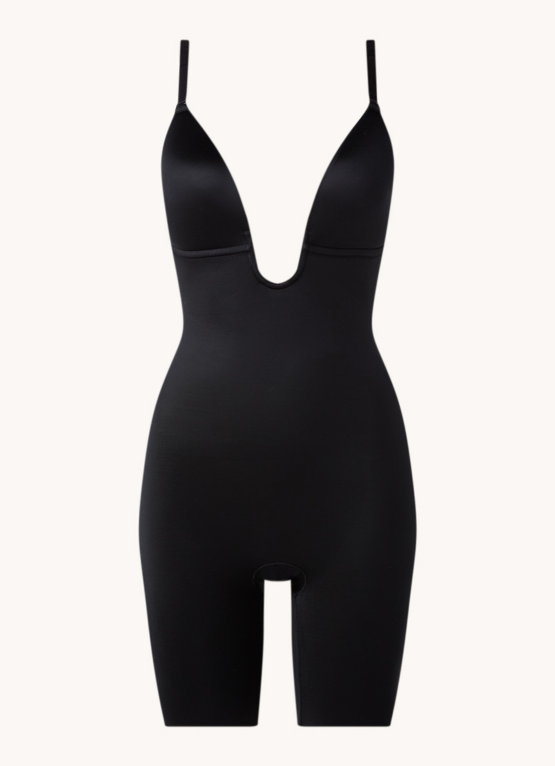 SPANX Corrigerende naadloze body zonder beugel - voorkant zwart
