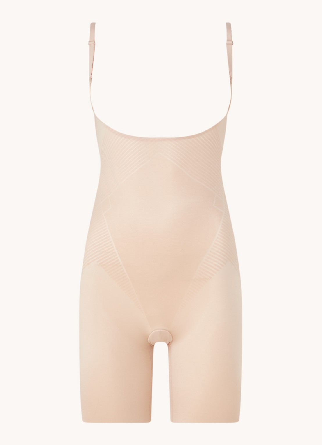 SPANX Corrigerende naadloze body - voorkant beige