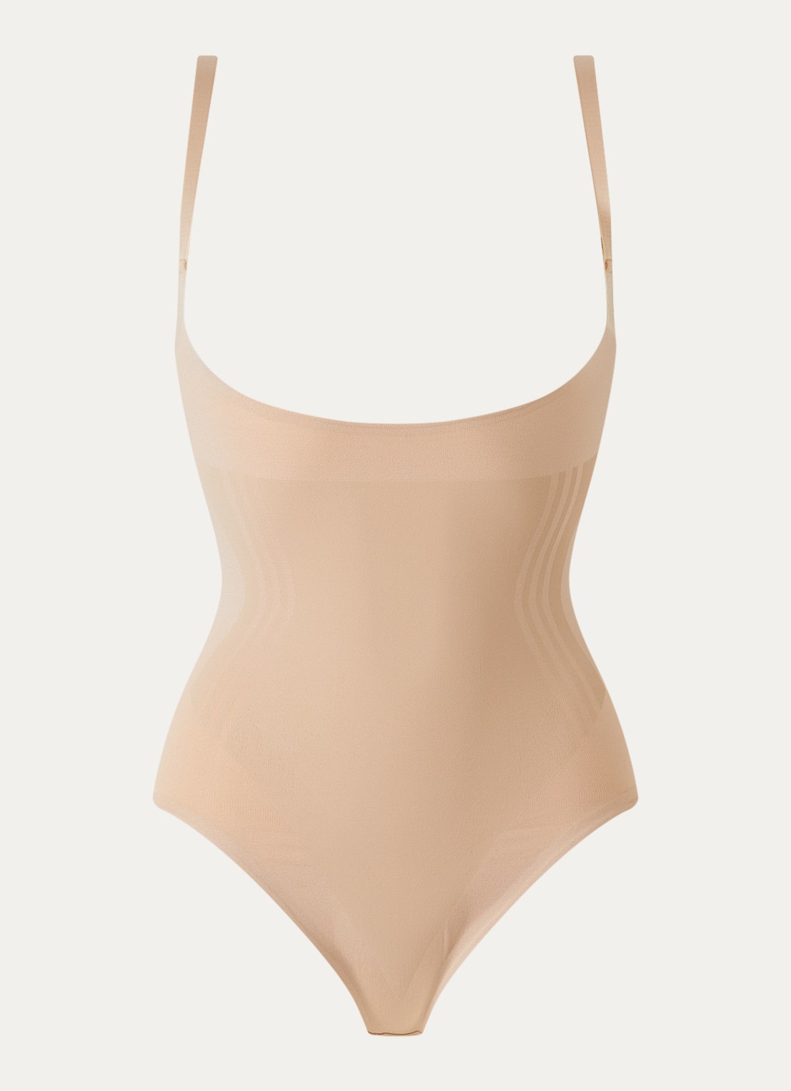 SPANX Gofigure corrigerende body - voorkant beige