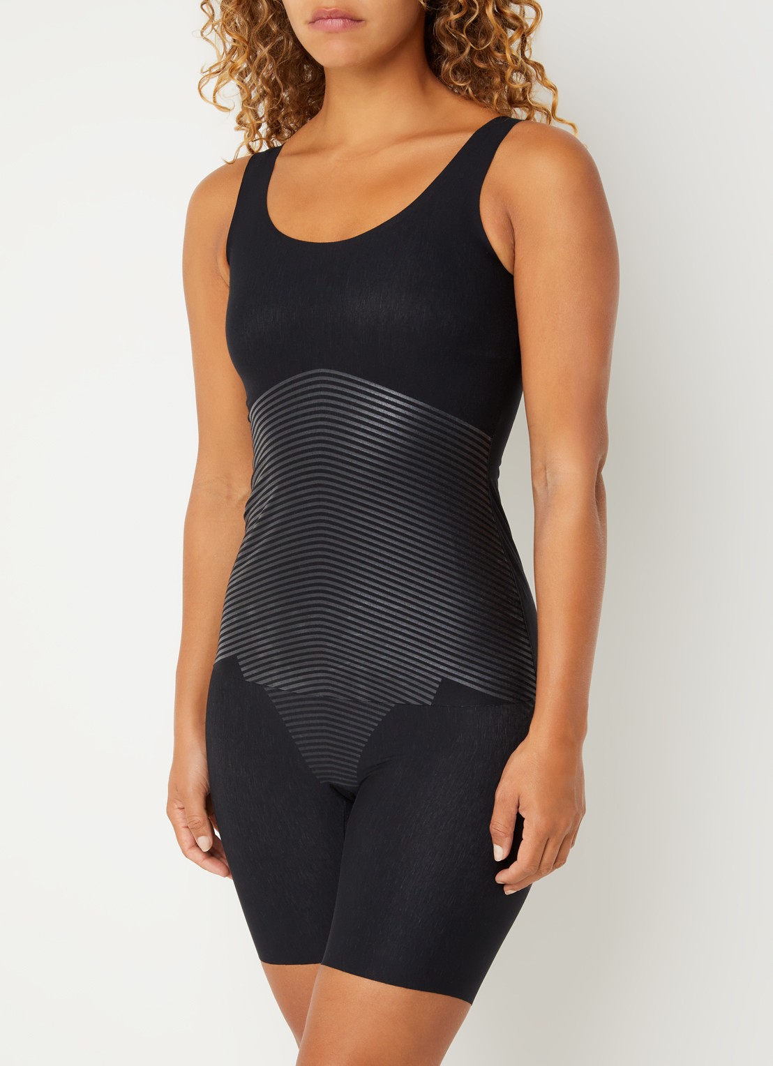 SPANX High waist skinny fit trainingslegging - detail 3 zwart