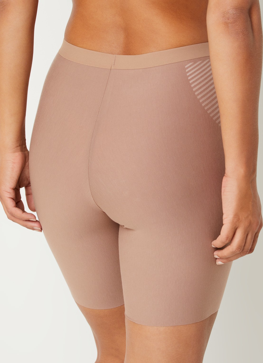 SPANX High waist skinny fit trainingslegging - achterkant lichtbruin