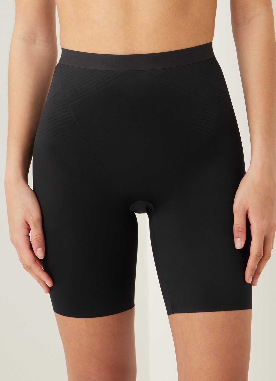 SPANX High waisted corrigerende short - detail 3 zwart