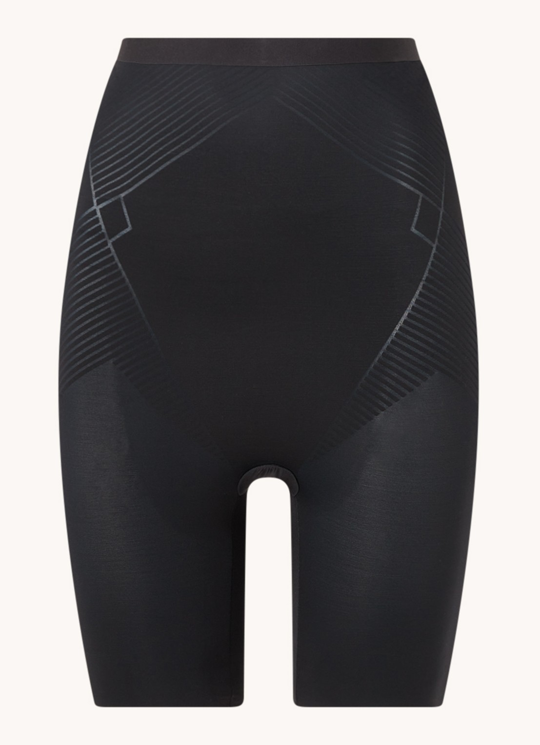 SPANX High waisted naadloze corrigerende slip - voorkant zwart