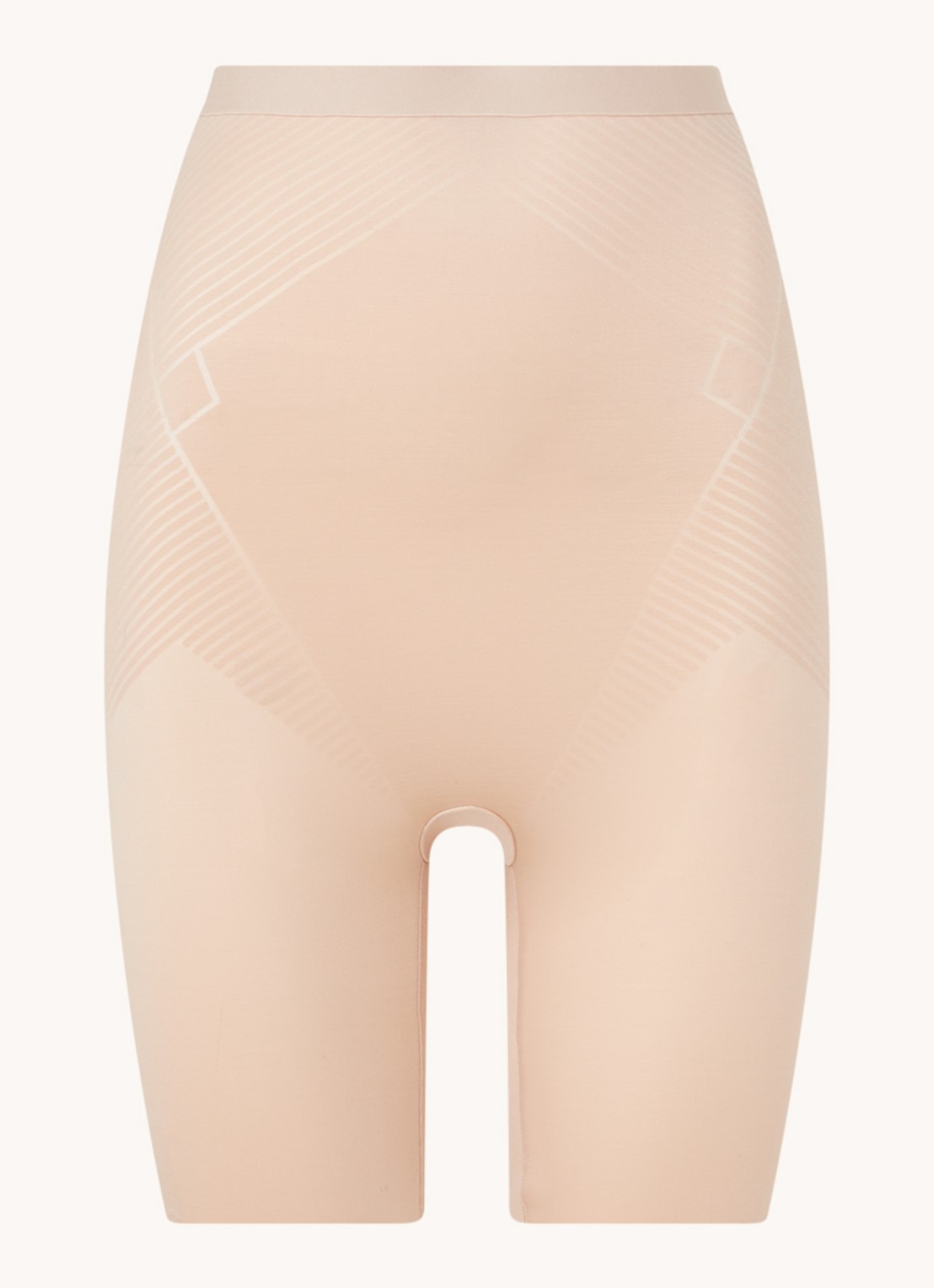 SPANX High waisted naadloze corrigerende slip - voorkant 3 beige