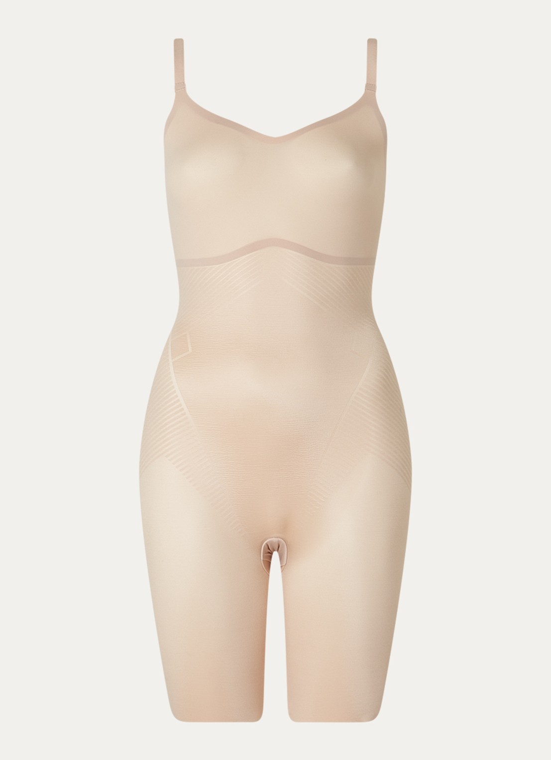 SPANX Invisible corrigerende body - voorkant beige