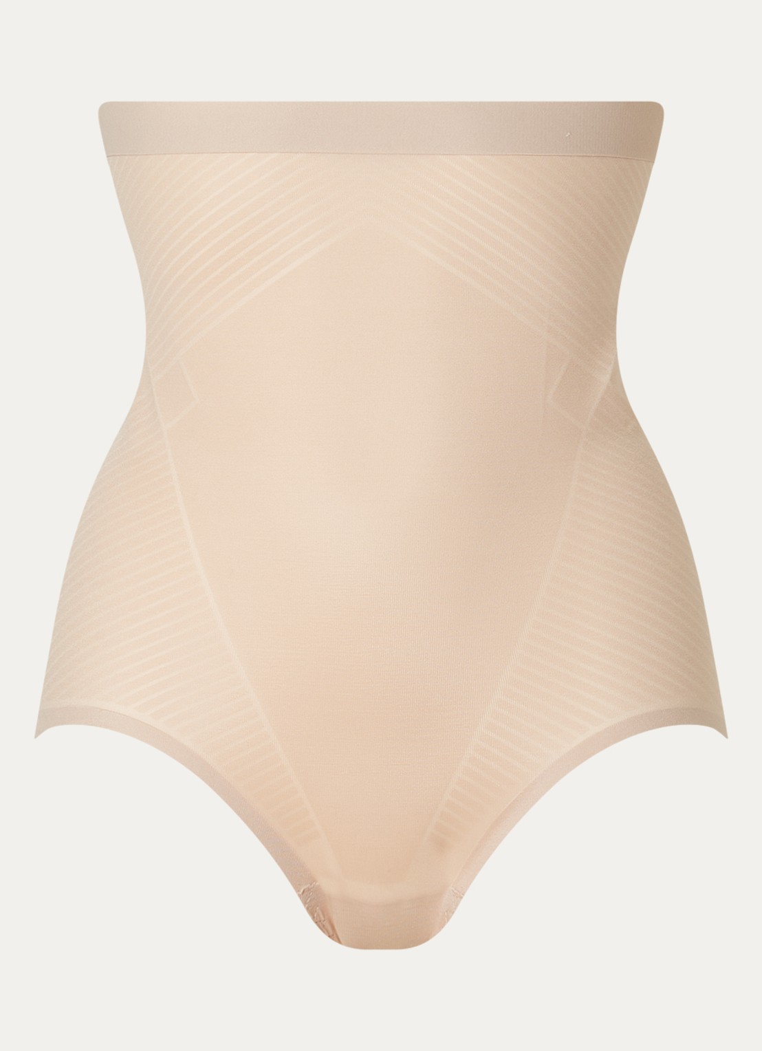 SPANX Invisible high waisted corrigerende slip - voorkant beige