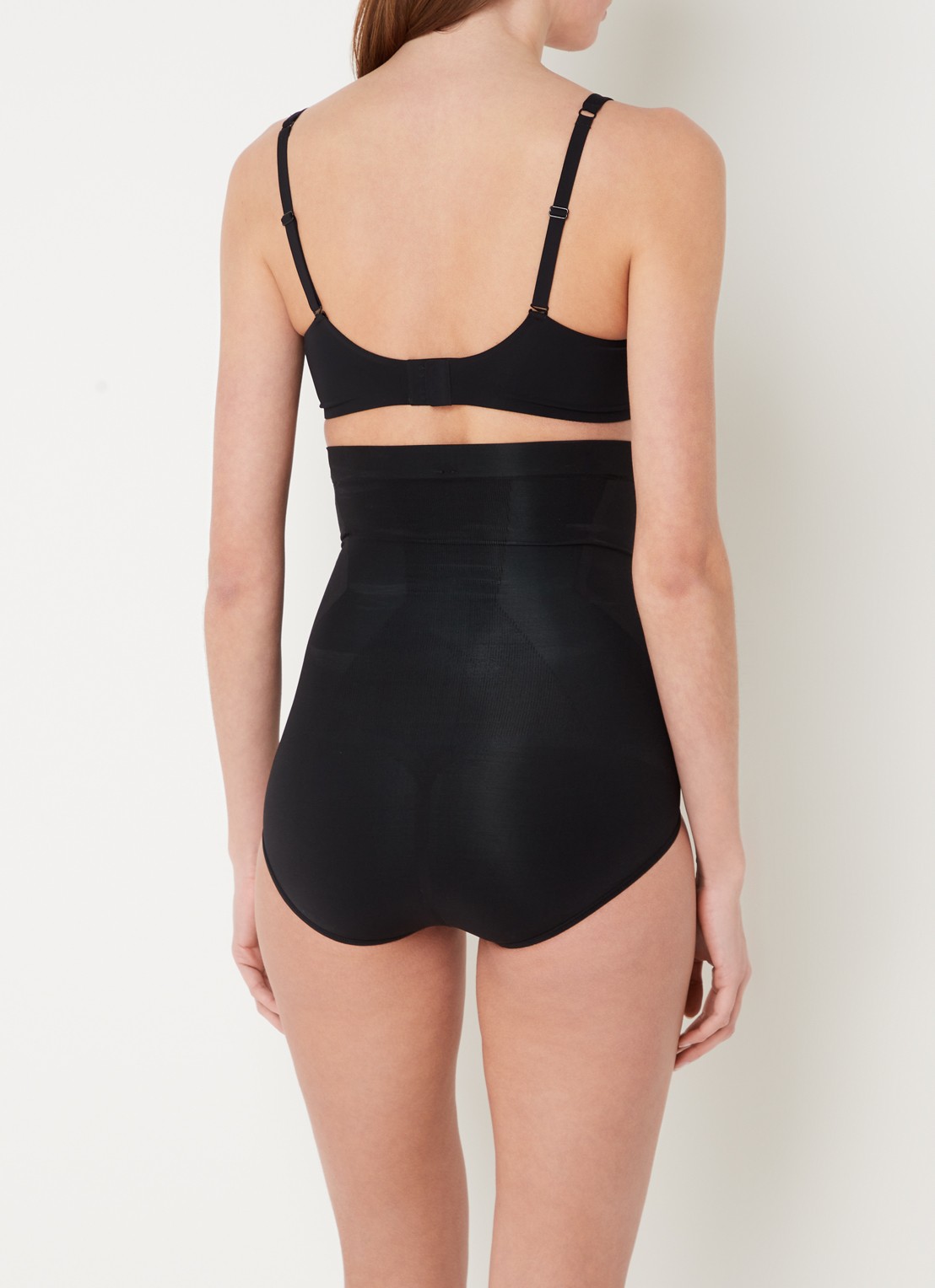 SPANX Oncore high waisted corrigerende slip - achterkant 5 zwart