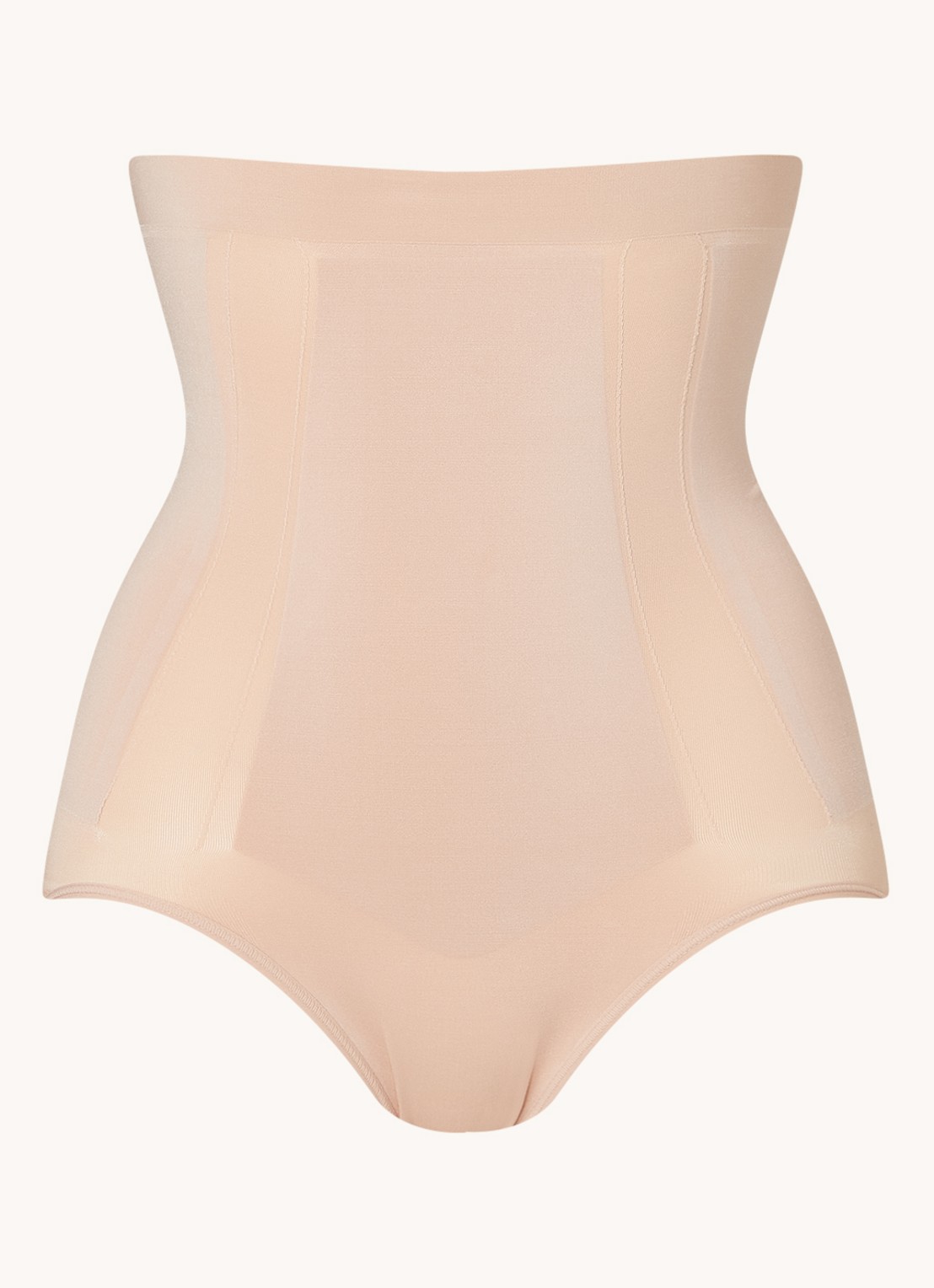 SPANX Oncore high waisted corrigerende slip - voorkant 2 creme
