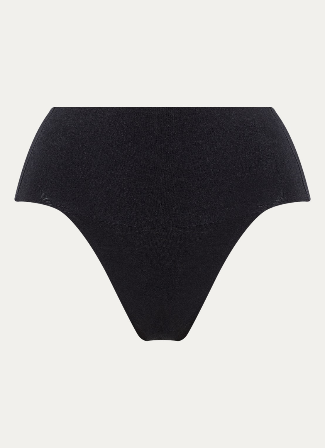 SPANX Undie-tec high waisted corrigerende slip - voorkant zwart