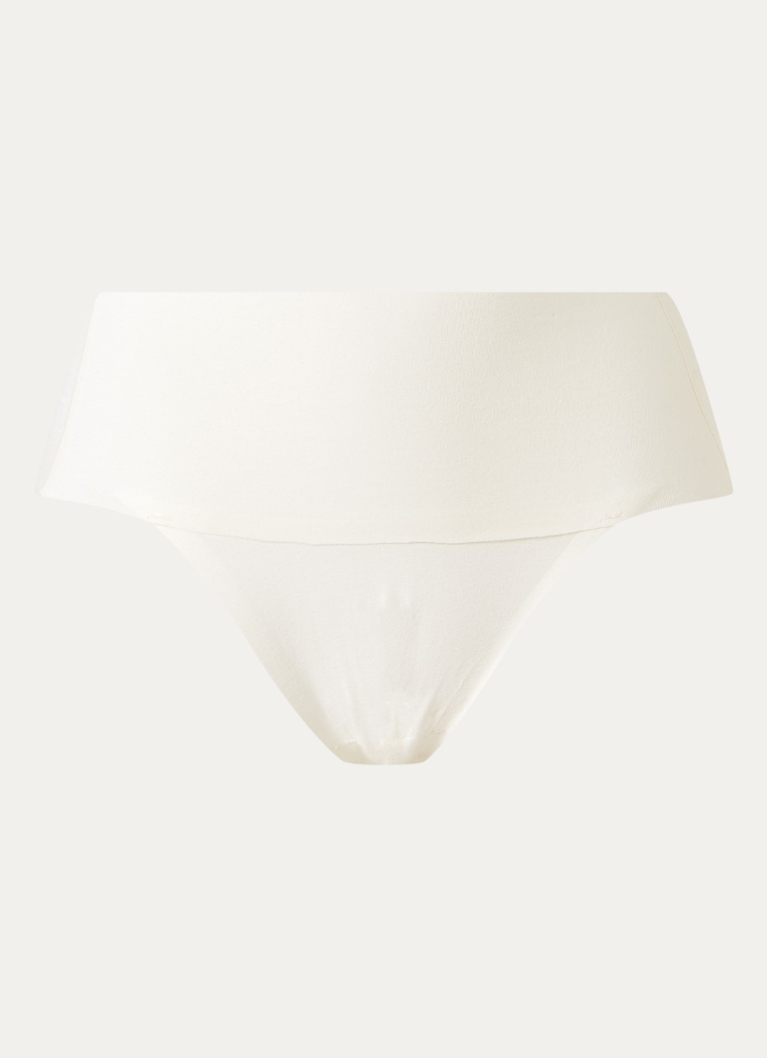 SPANX Undie-tec high waisted corrigerende slip - voorkant 3 gebroken wit