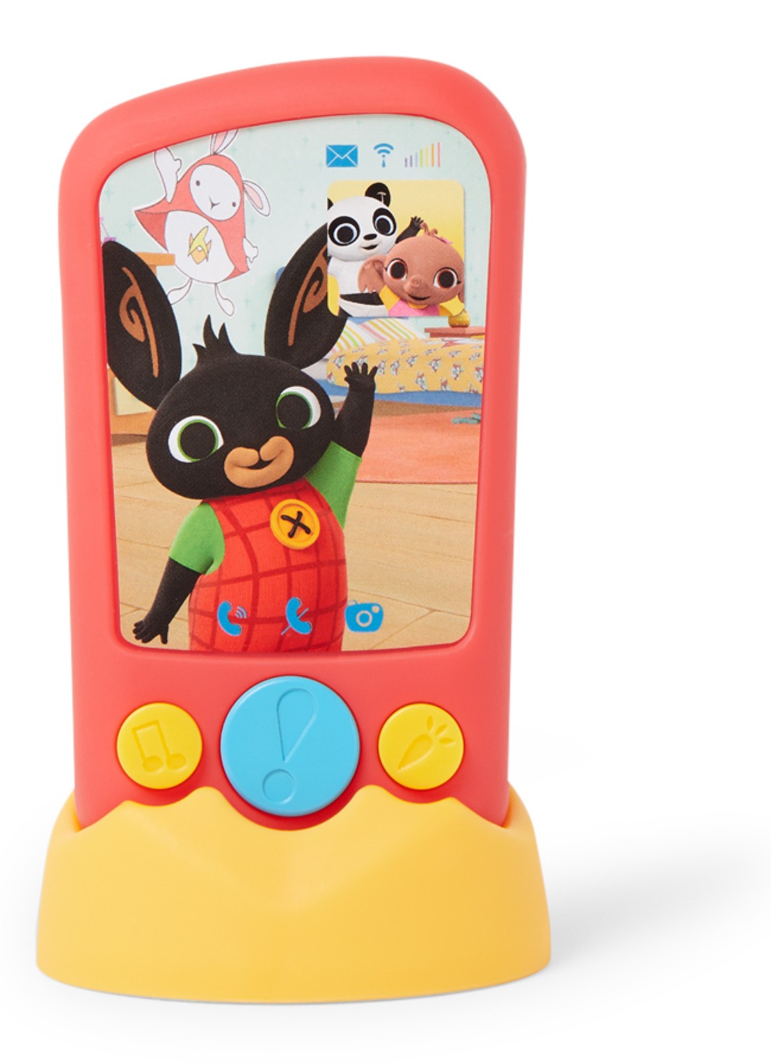Spectron Bing's Telefoon muziektelefoon 13 cm - voorkant steenrood