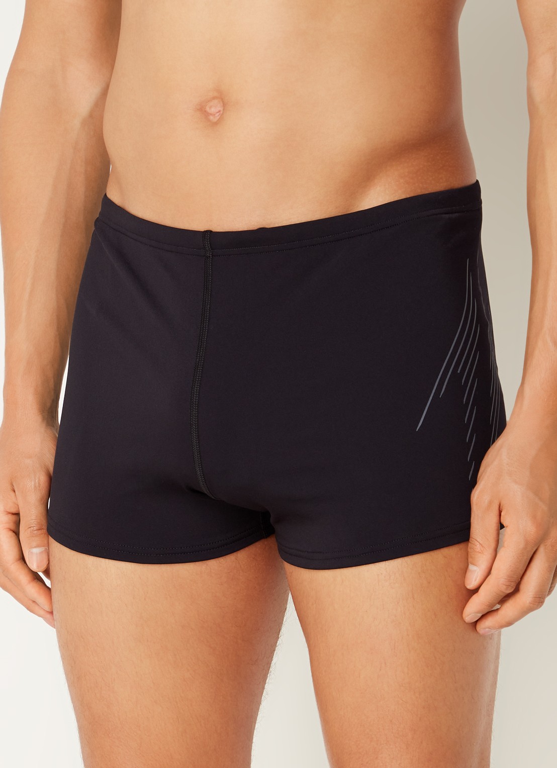 Speedo + H-Boom zwemboxer met logo - detail 2 zwart