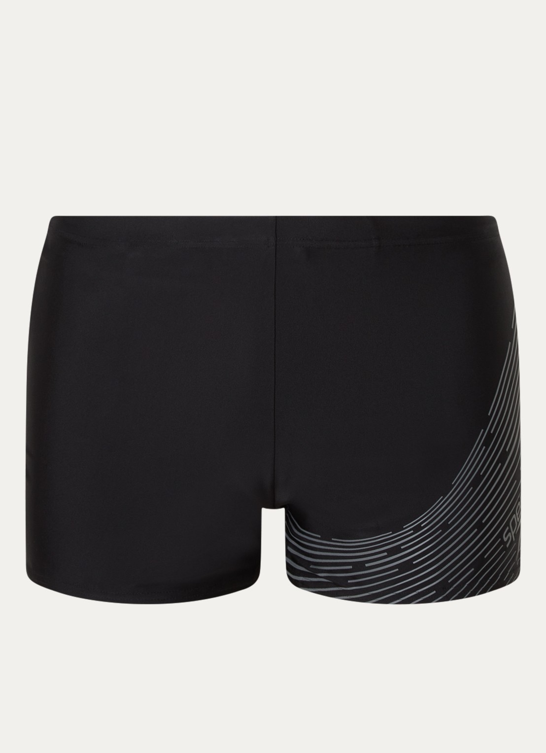Speedo  Medley zwemboxer met logo - voorkant 3 zwart