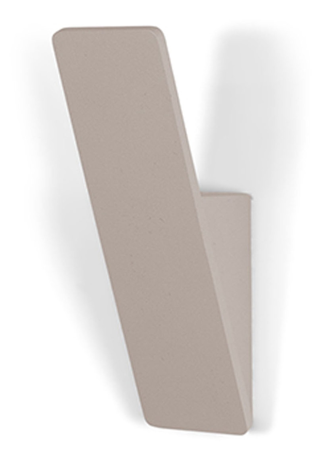 Spinder Angle 1 wandhaak 17 cm - voorkant taupe