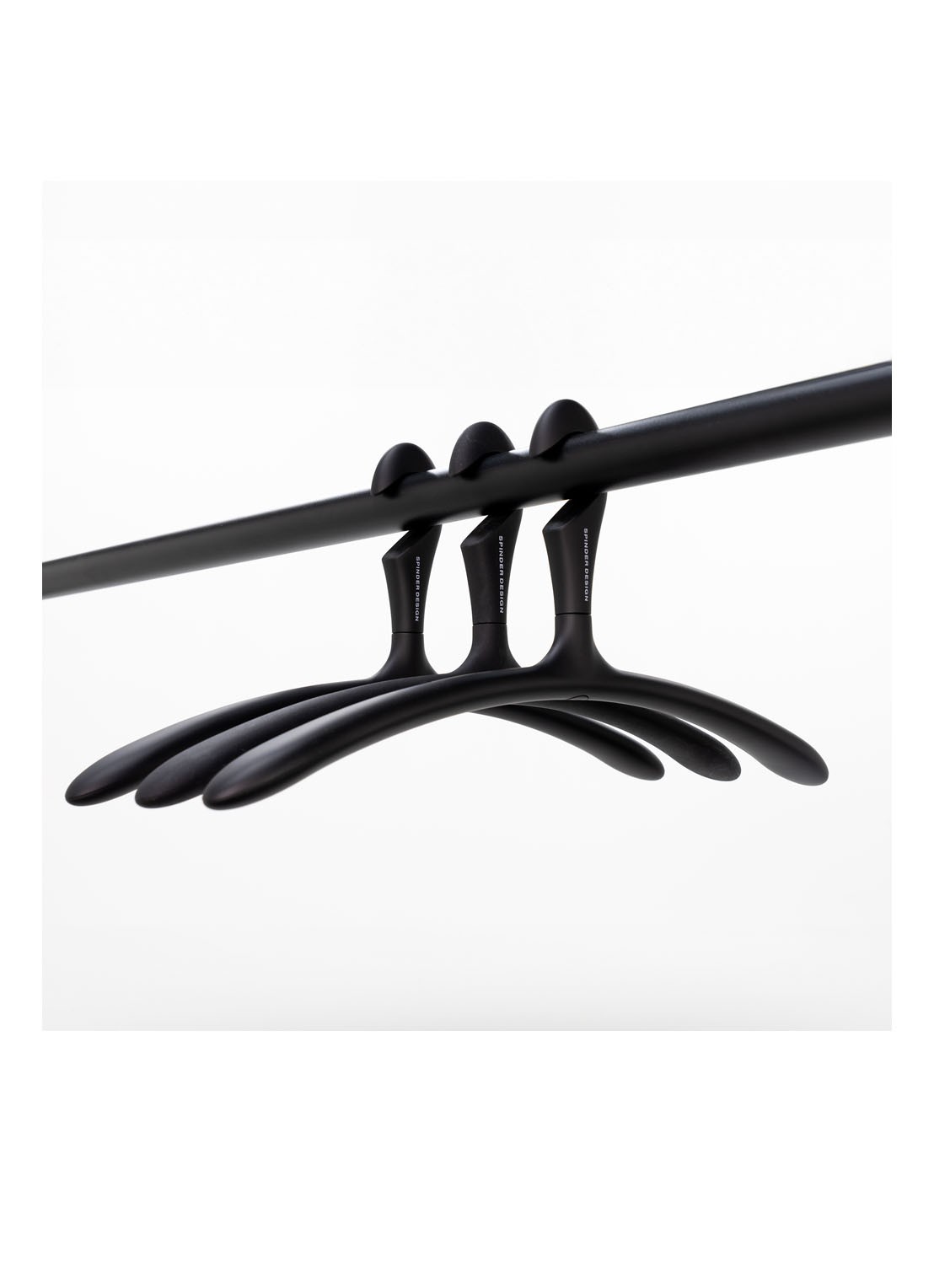 Spinder Arx kledinghanger set van 5 - detail 3 zwart