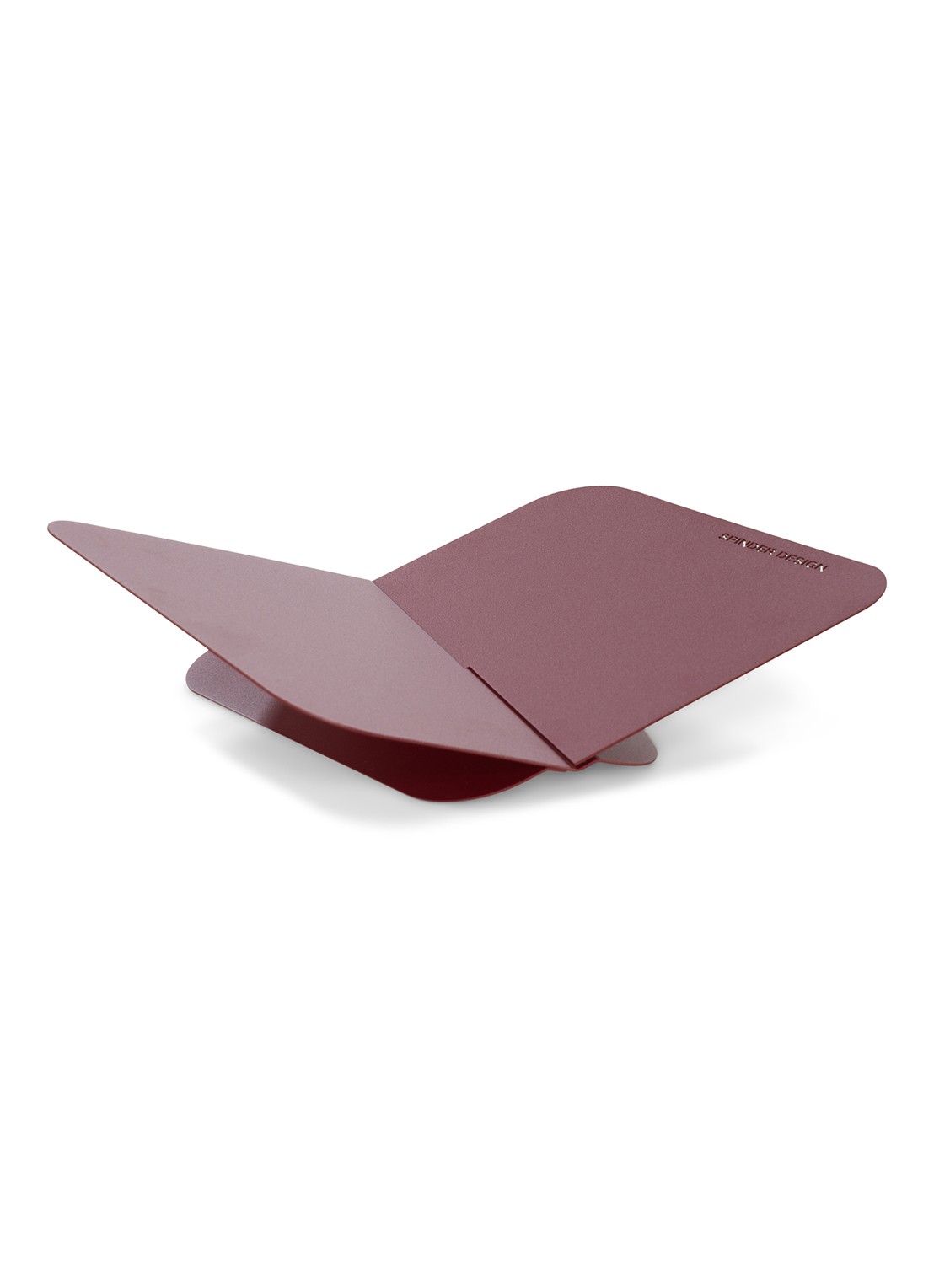 Spinder Atalanta boekenstandaard 10,5 cm - voorkant 5 bordeauxrood