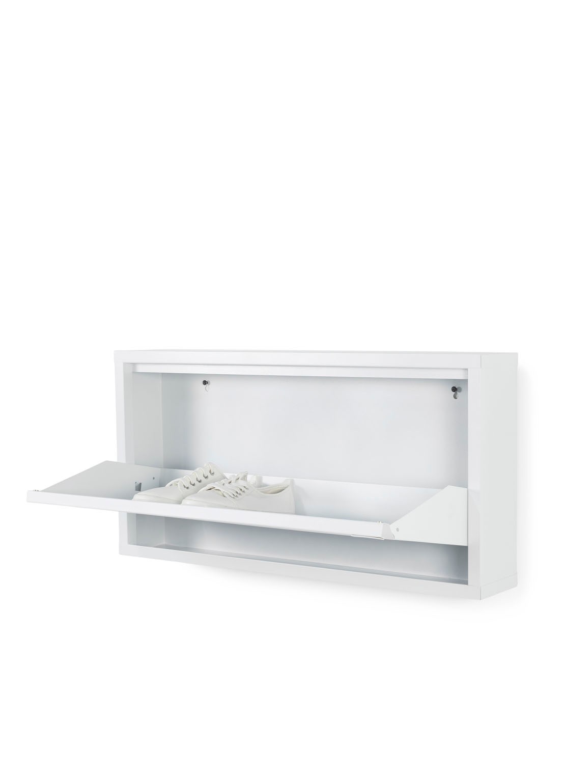 Spinder Billy 1 schoenenkast 75 cm met 1 vak - voorkant 2 wit