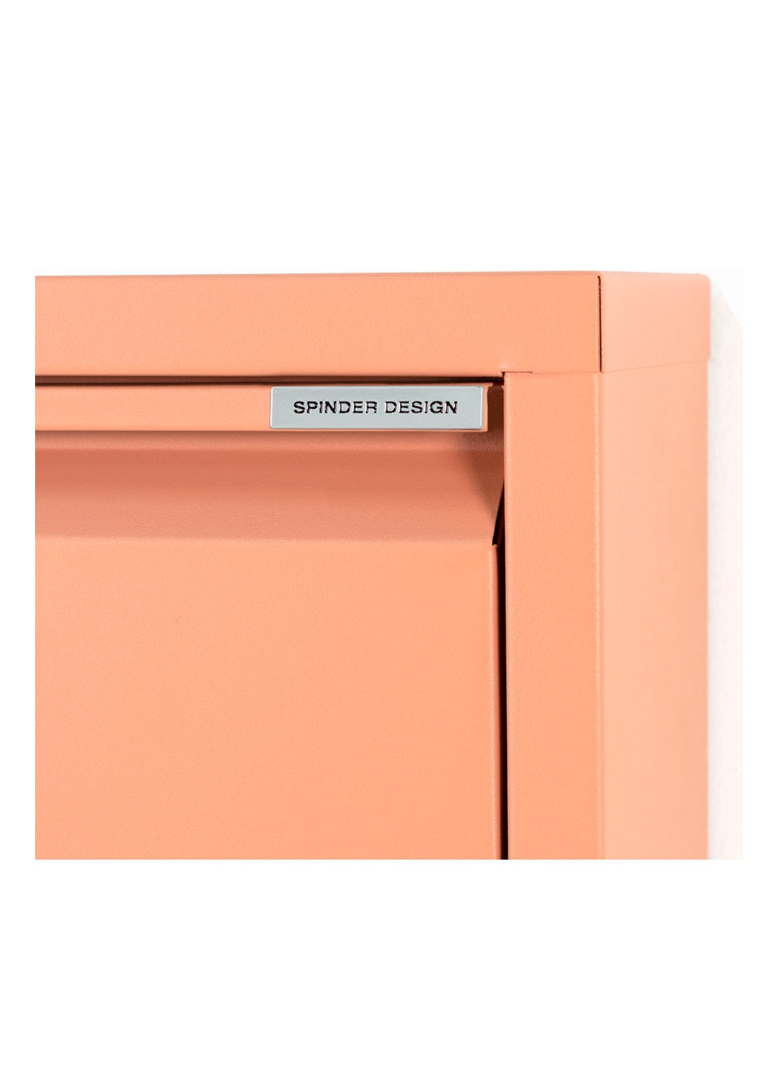 Spinder Billy 1 schoenenkast 75 cm met 1 vak - detail oranjerood