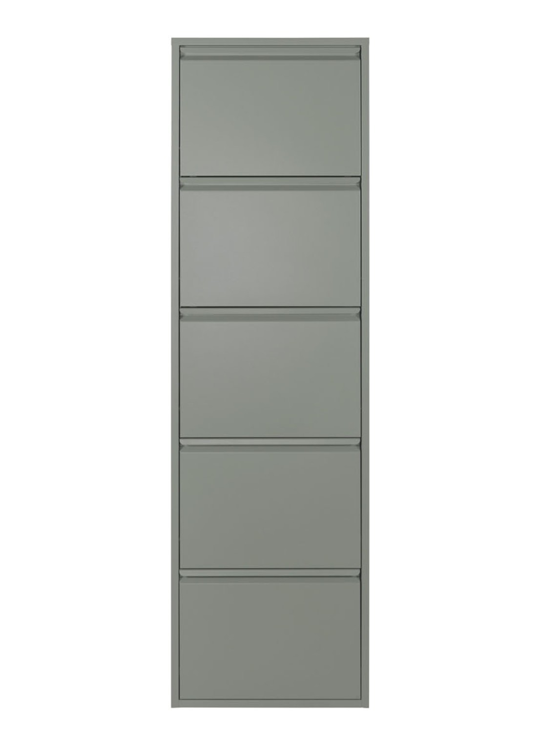 Spinder Billy 5 schoenenkast 50 x 50 cm - voorkant khaki