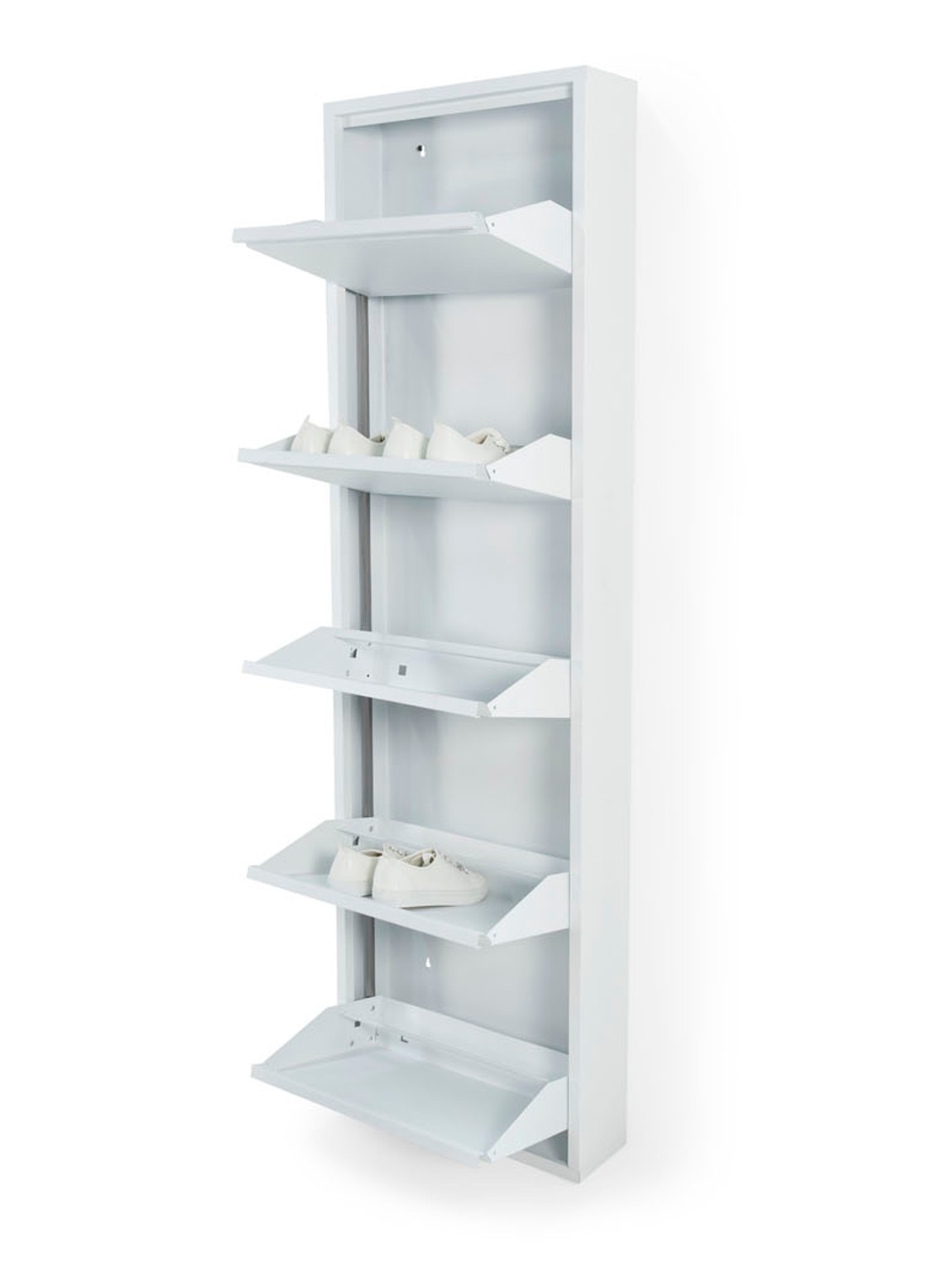 Spinder Billy 5 schoenenkast 50 x 50 x 170 cm - detail 2 wit