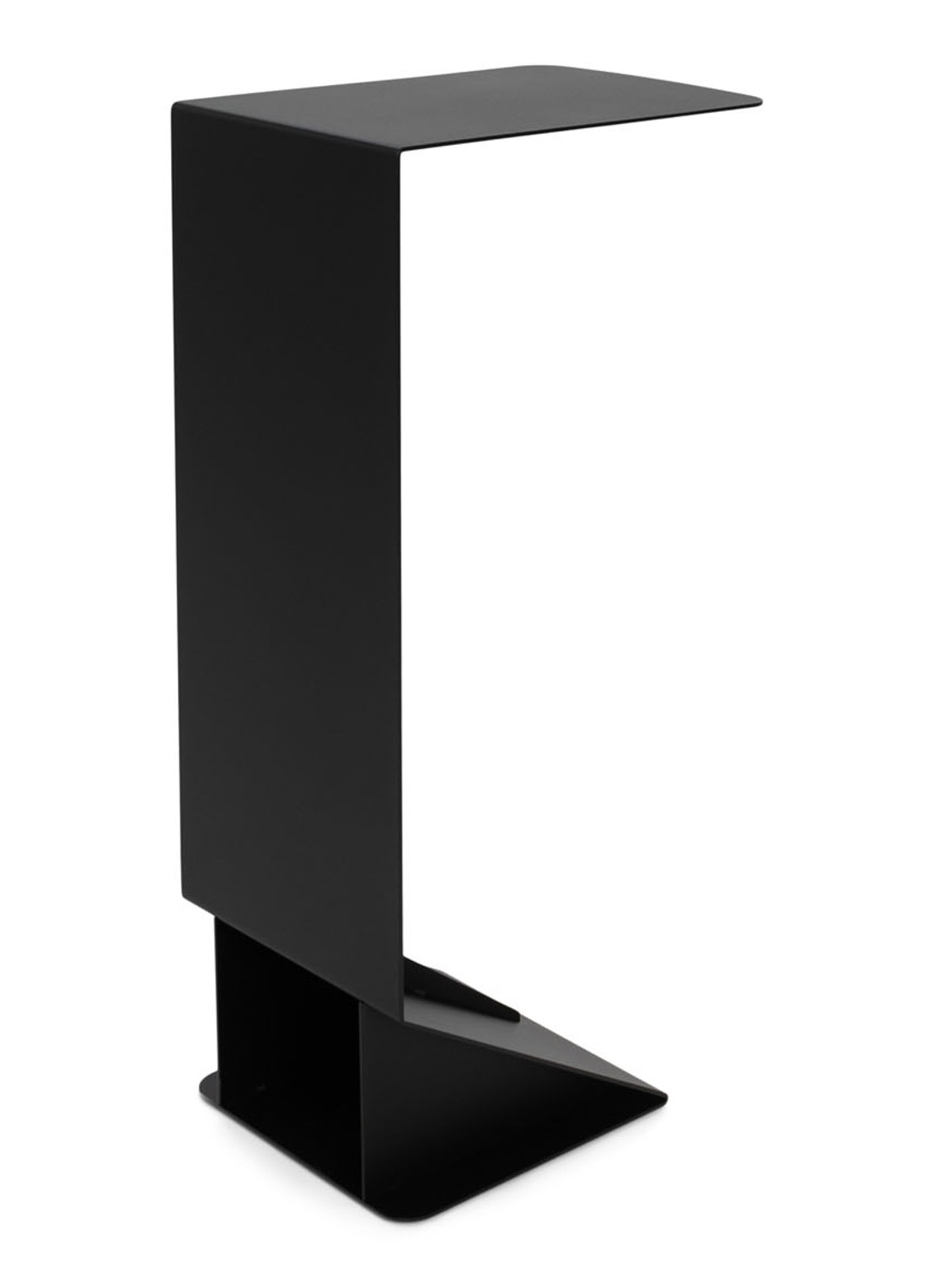 Spinder Bruce bijzettafel 25 x 35 cm - voorkant zwart