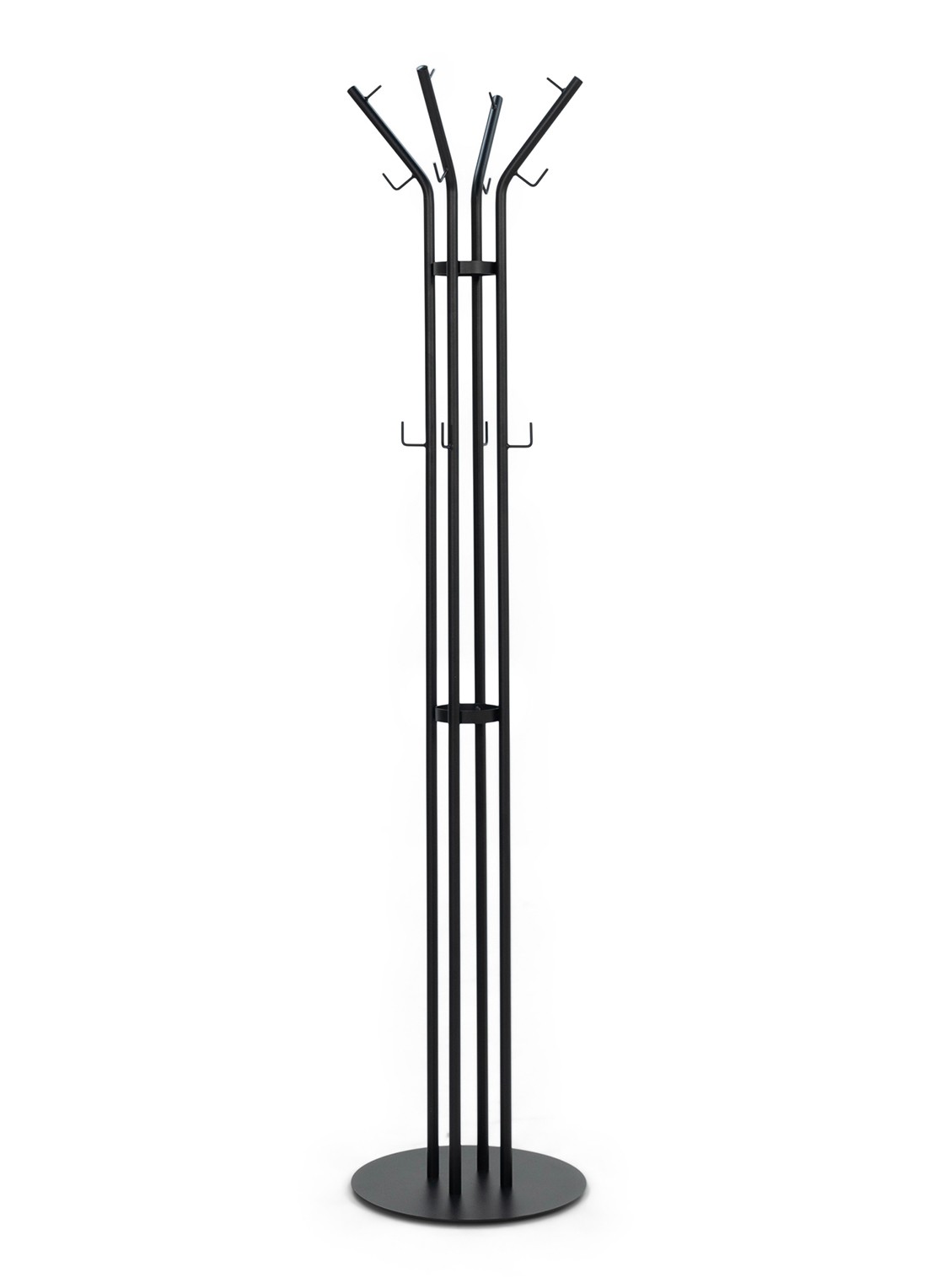 Spinder Charly kapstok 40 cm - voorkant 6 zwart
