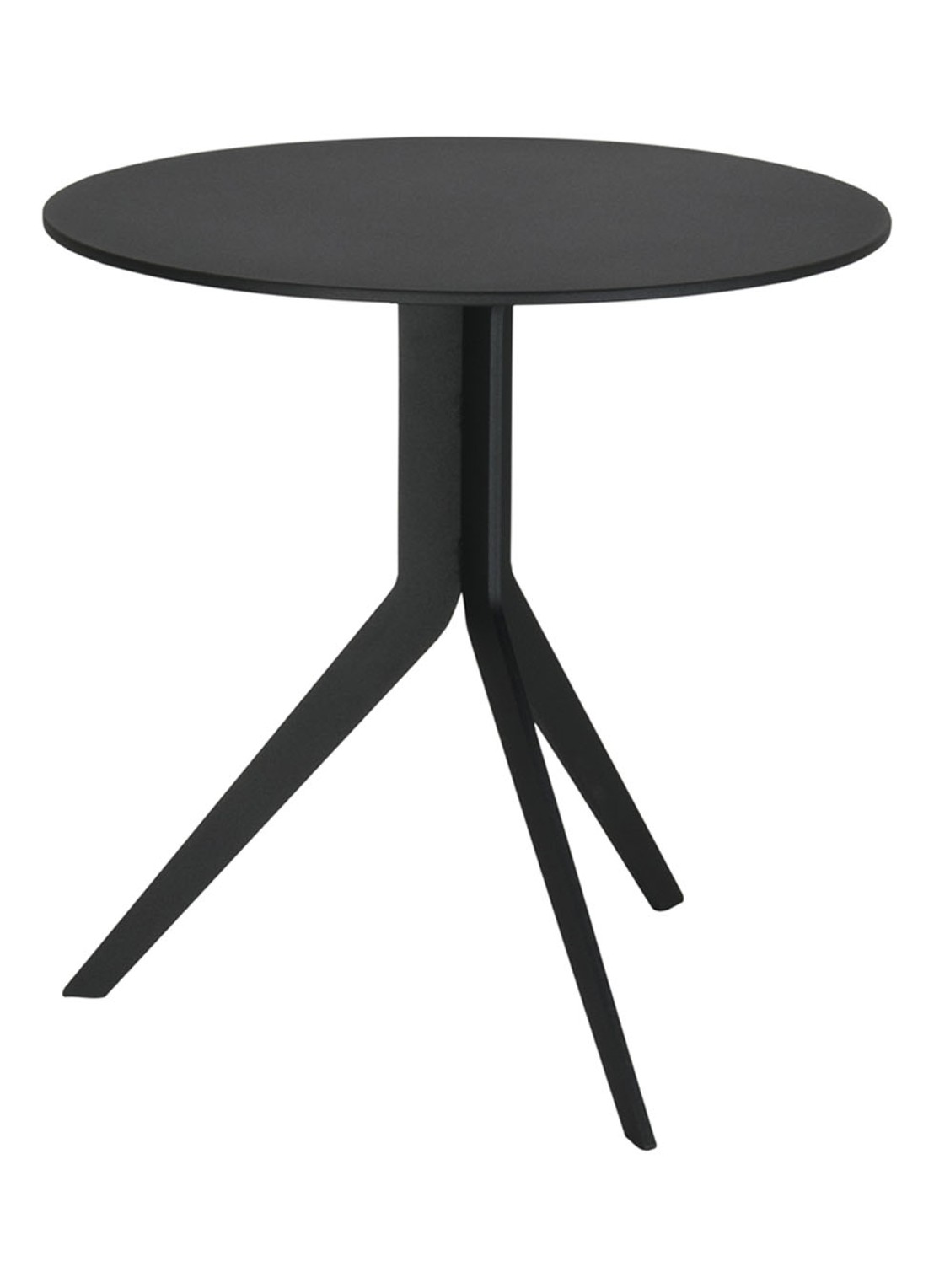 Spinder Daley Low bijzettafel 38 x 38 cm - voorkant zwart