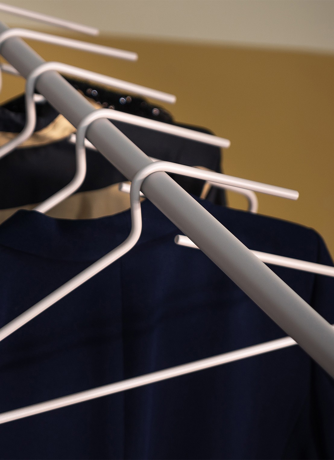 Spinder Hang-On kledinghanger set van 5 - detail 3 zwart