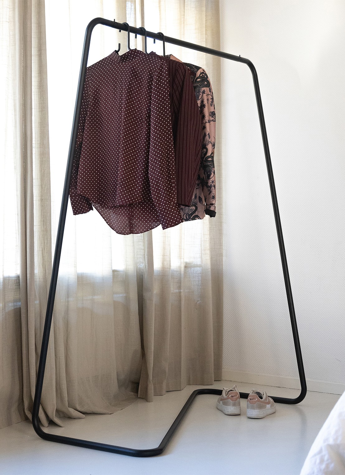 Spinder Hang-On kledingrek 160 cm - voorkant 2 zwart