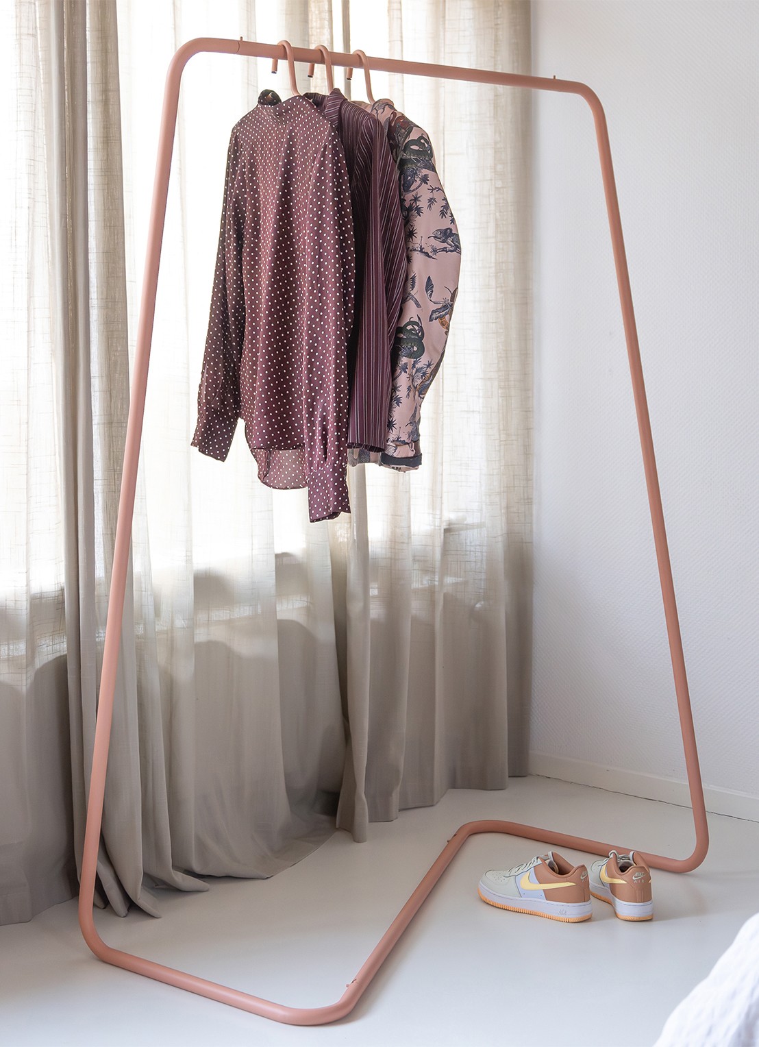 Spinder Hang-On kledingrek 160 cm - voorkant 2 orange