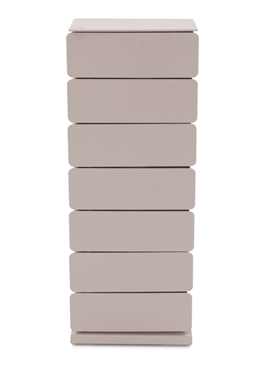 Spinder Joey 7 opbergkast 98,5 x 37 x 26 cm - voorkant 6 taupe