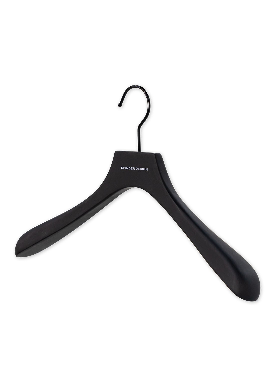 Spinder Lotus kledinghanger set van 5 - voorkant 2 zwart