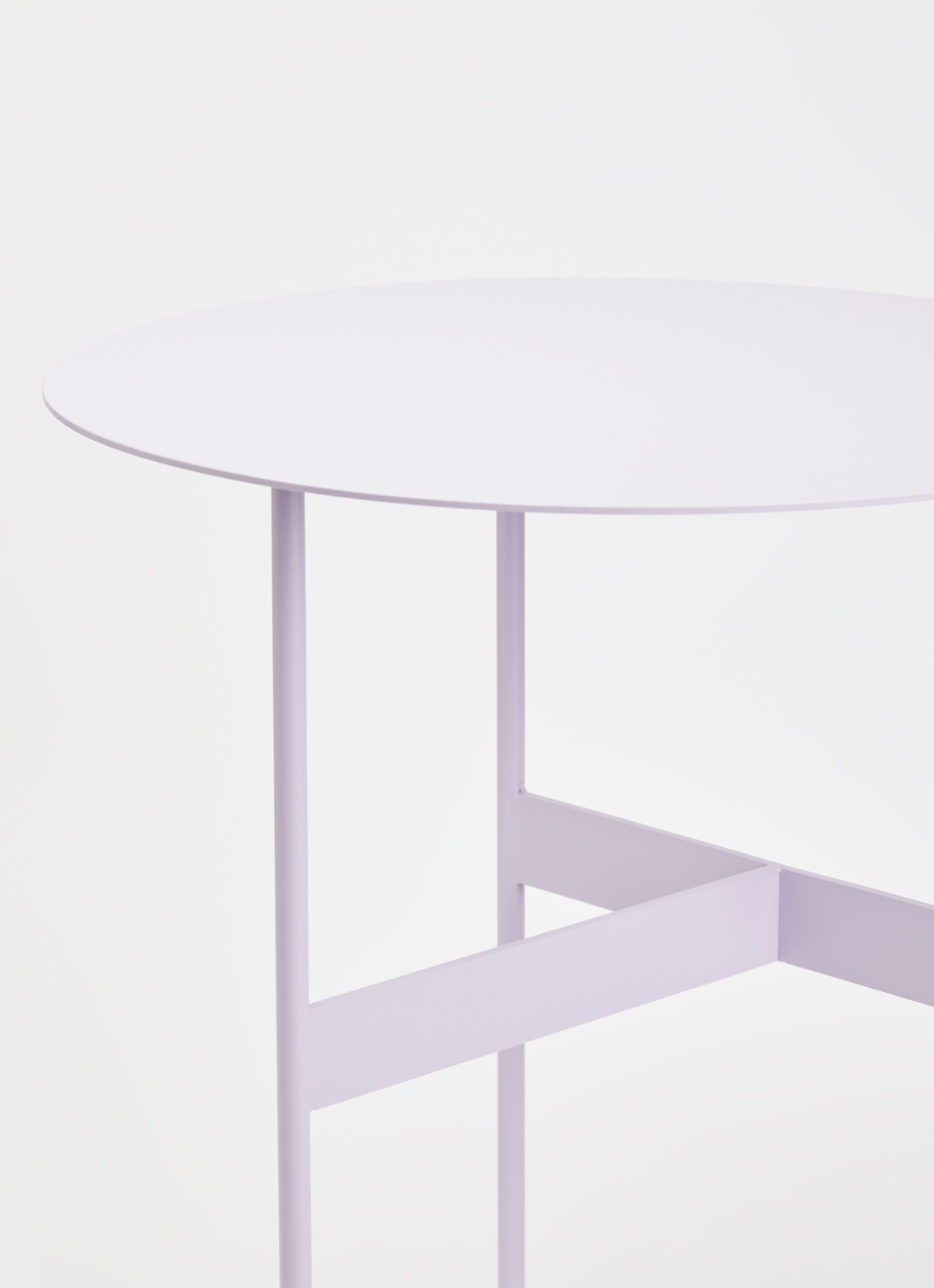 Spinder Mira High bijzettafel 45 cm - voorkant 2 lila