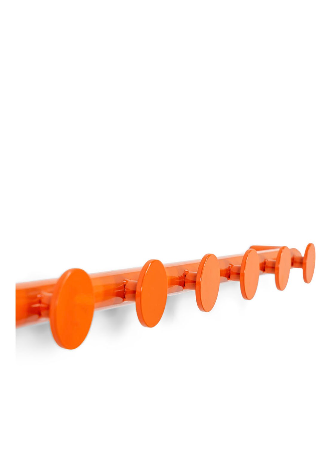Spinder Retro 6 Wandkapstok - detail orange