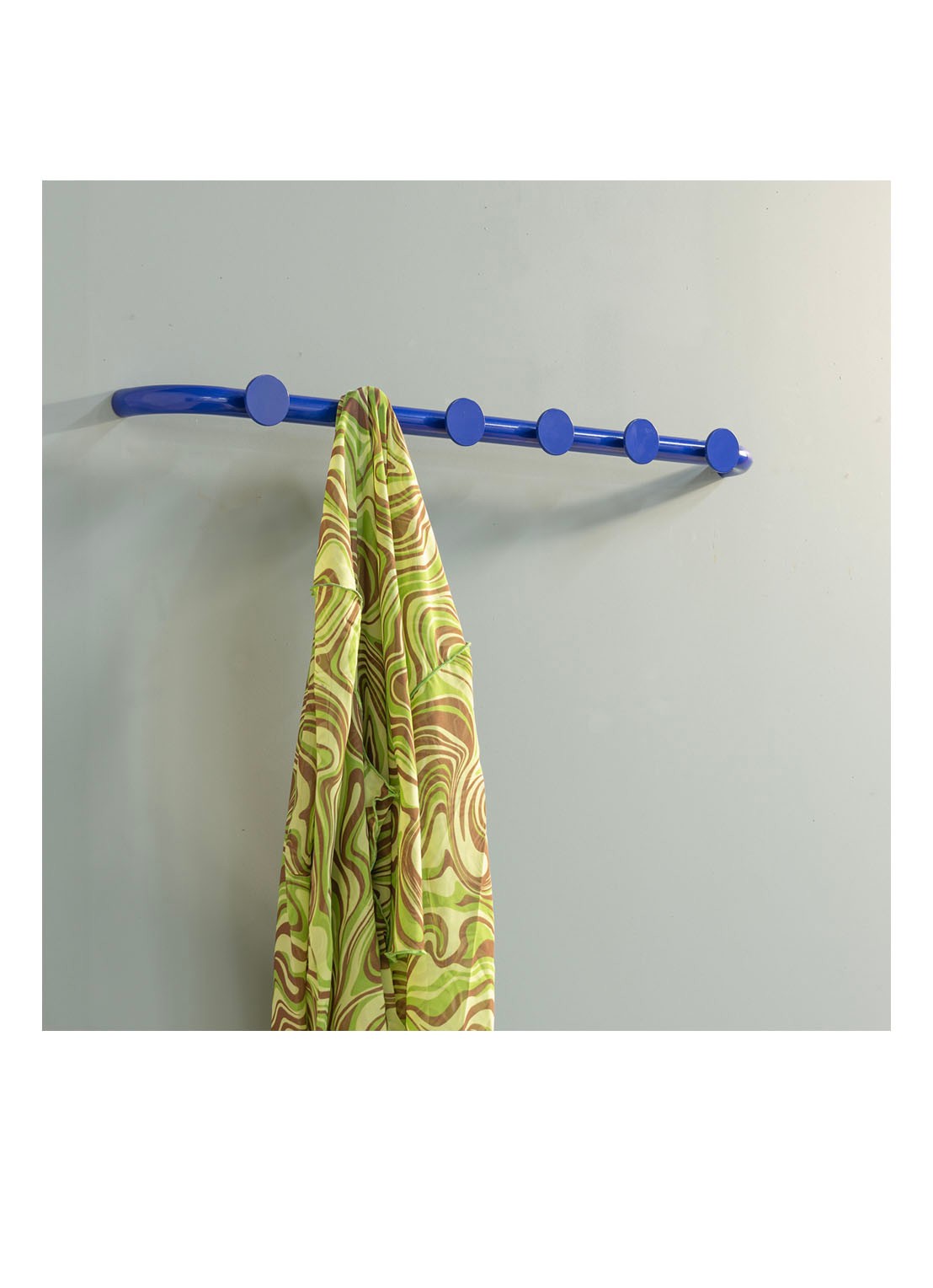 Spinder Retro 6 Wandkapstok - detail 3 donkerblauw