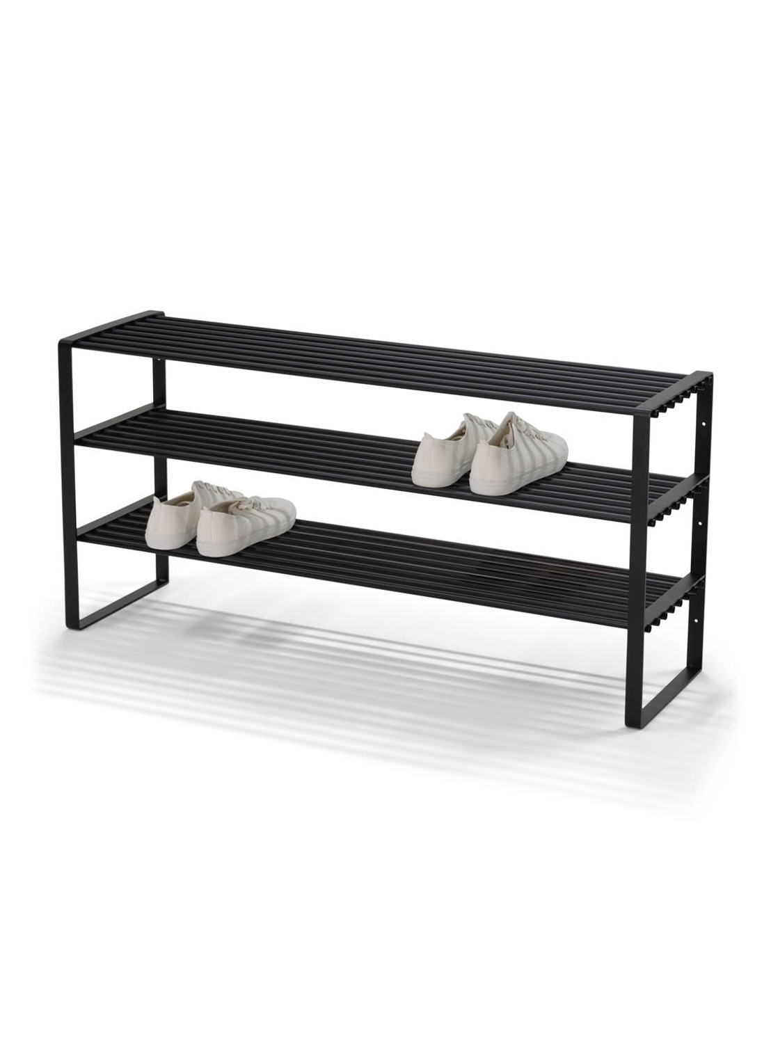 Spinder Rex 100 schoenenrek 100 cm - voorkant 3 zwart
