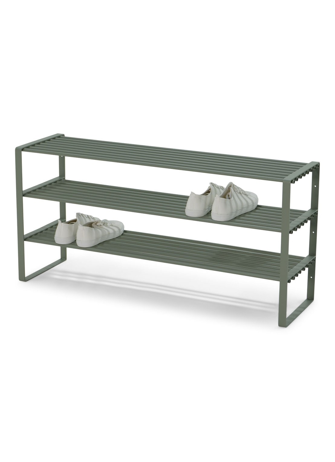 Spinder Rex 100 schoenenrek 100 cm - voorkant khaki
