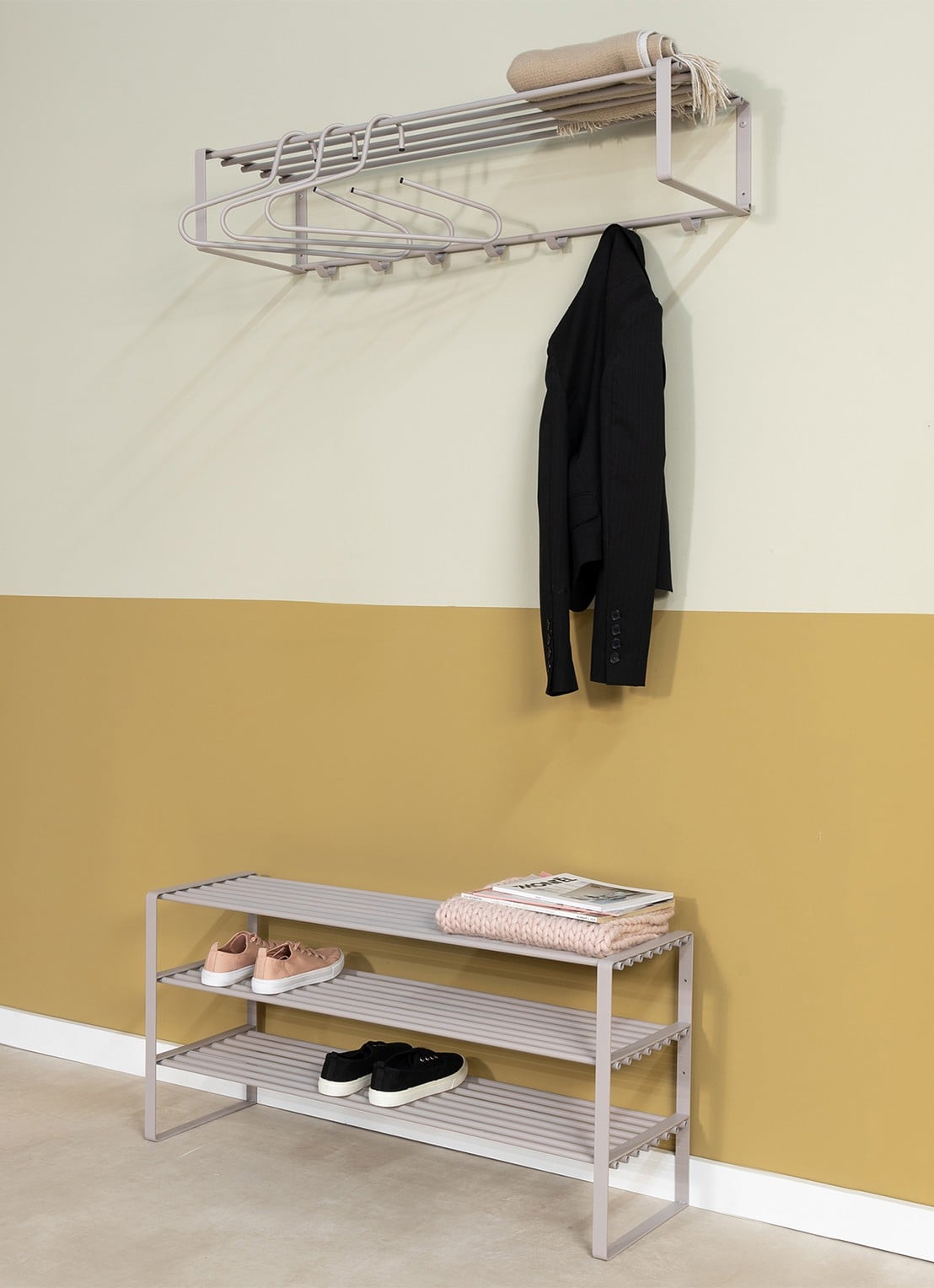 Spinder Rex SR 2 schoenenrek 100 cm - detail 5 taupe