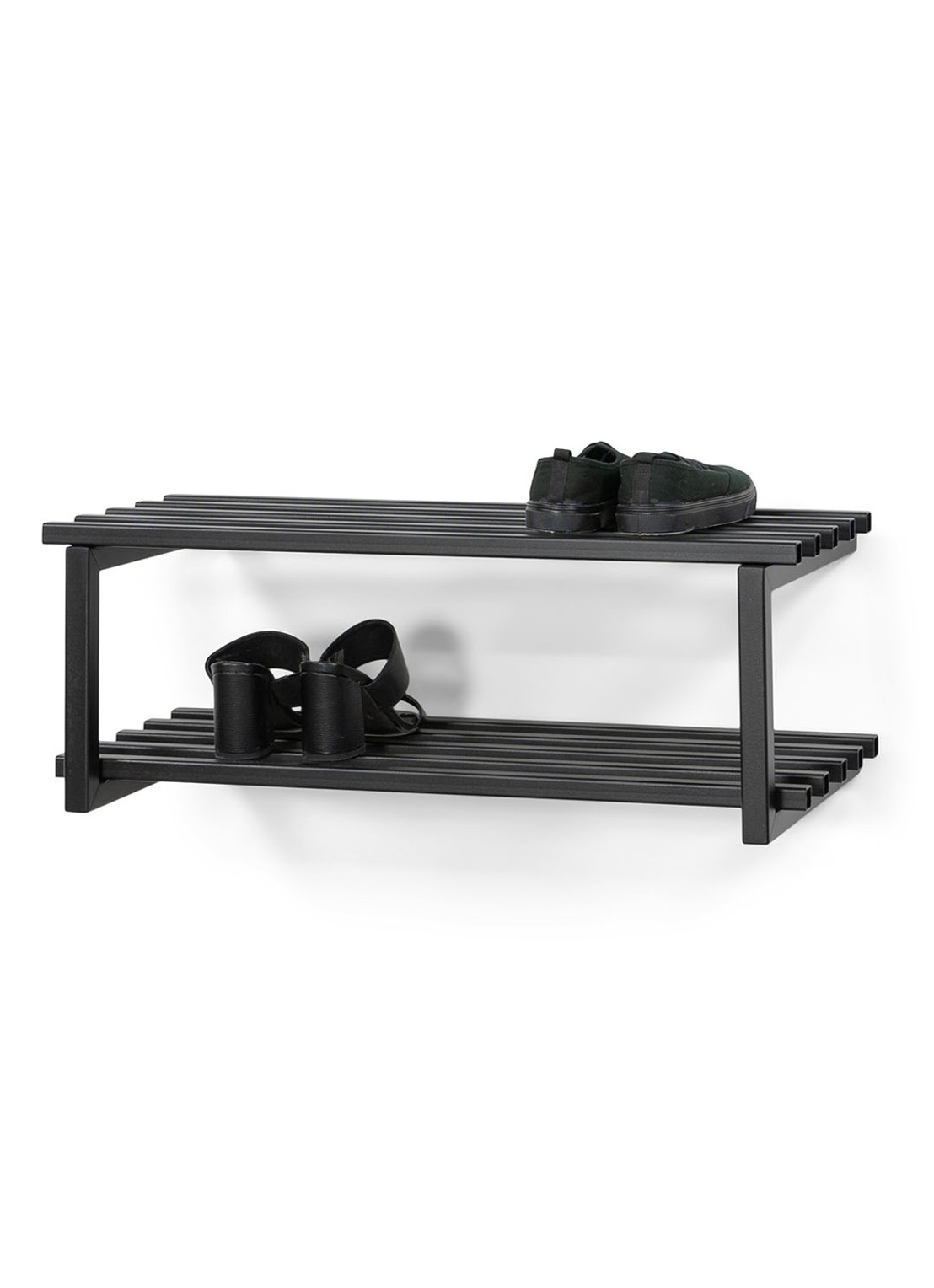 Spinder Rizzoli Macro schoenenrek 71 x 34 cm - voorkant zwart