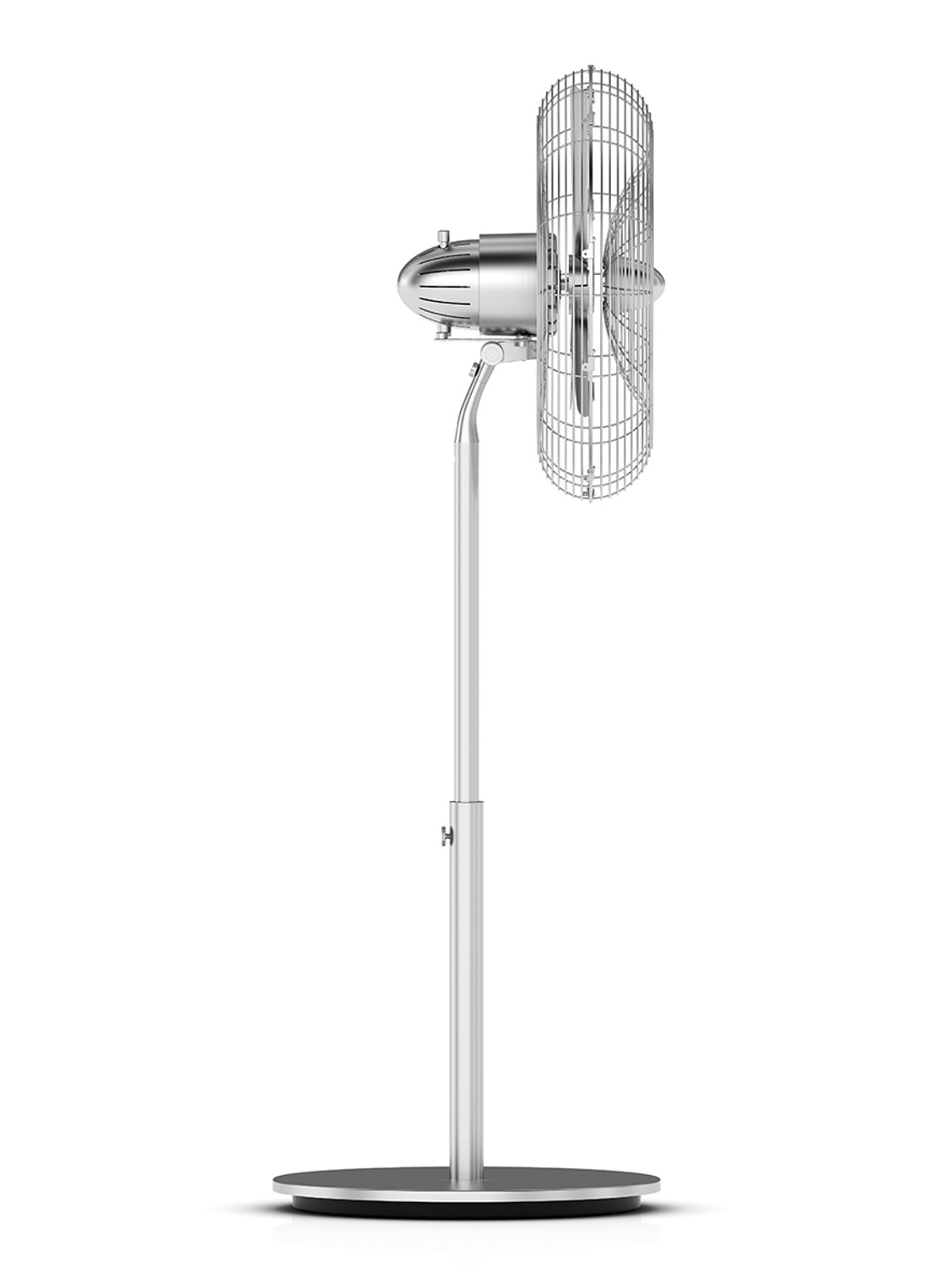 Stadler Form Charly Stand vloerventilator, 130 cm hoog - detail 4 zilver